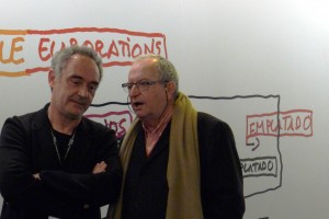 Ferran Adrià y Juan Mari Arzak en Arco