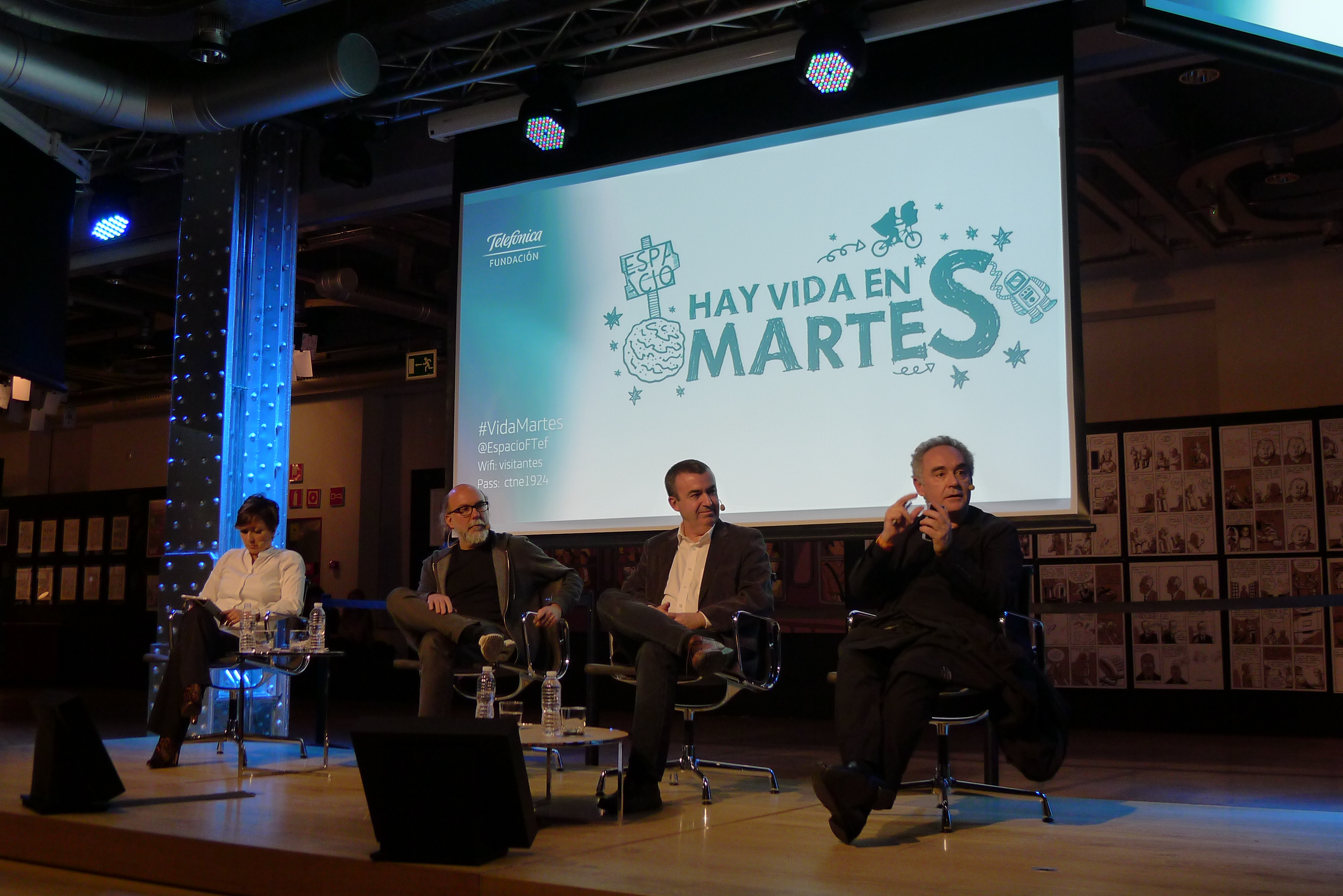 Ferran Adriá, Lorenzo Silva, Toni Segarra y Sonsoles Ónega