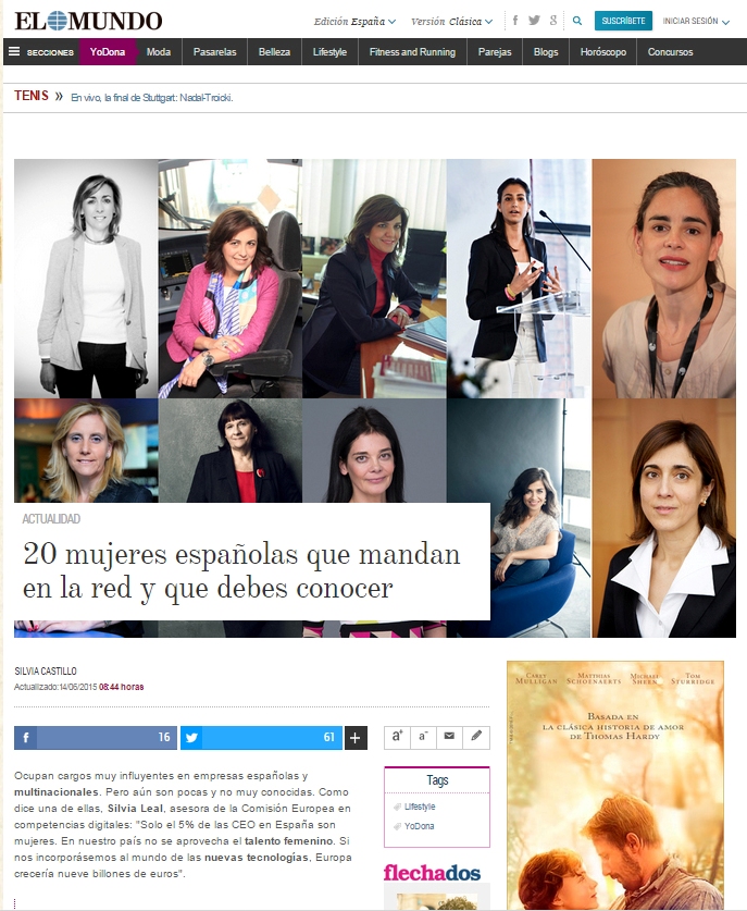 20 mujeres españolas que mandan en la red